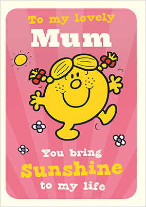Sunshine Mother's Day Card