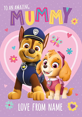 Paw Patrol - Amazing Mummy Mother's Day Card