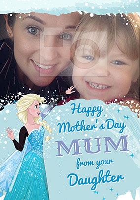 Elsa Mother's Day Photo Card from your Daughter