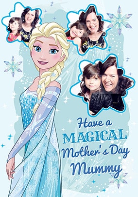 Elsa Mother's Day Photo Card