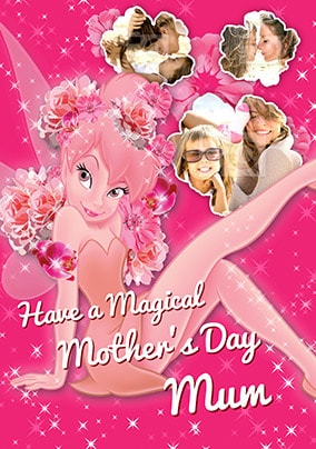 Tinkerbell Magical Mother's Day Photo Card