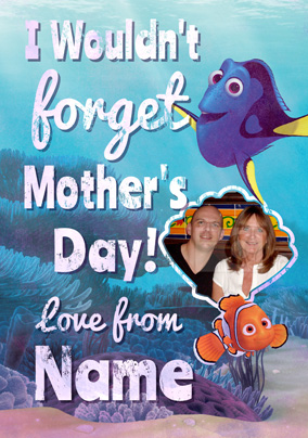 Dory & Nemo Mother's Day Photo Card