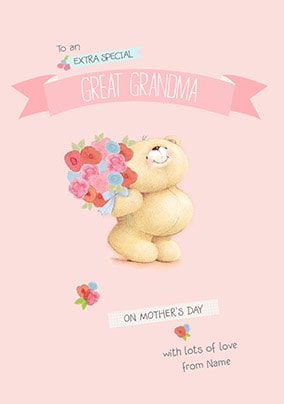 Great Grandma Forever Friends Personalised Mother's Day Card