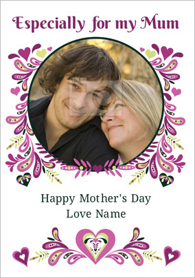 Folklore - Mother's Day Card Photo Upload Especially for Mum