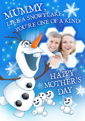 Olaf Mother's Day Card - Disney Frozen