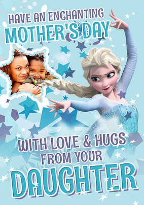 Elsa Mother's Day Photo Card from Daughter