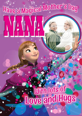 Anna Photo Mother's Day Card To Nana