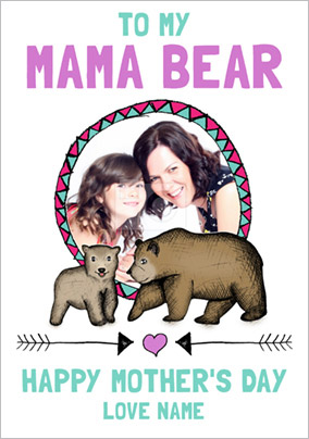 Look who's Drawing - Mother's Day Card from your Bear Cub