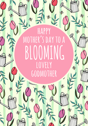 Lovely Godmother Personalised Mother's Day Card