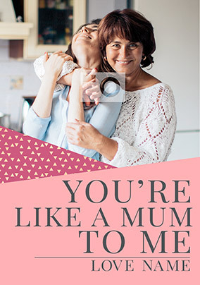 Like a Mum Mother's Day Photo Card