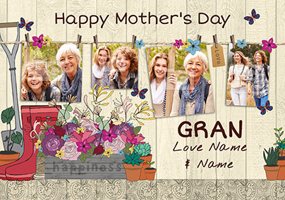 Gran Photo Upload Mother's Day Card - Sow a Seed of Joy
