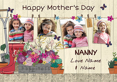 Nanny Photo Upload Mother's Day Card - Sow a Seed of Joy