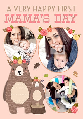 From Daughter First Mama's Day Multi Photo Card
