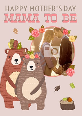 Mama To Be Photo Mother's Day Card