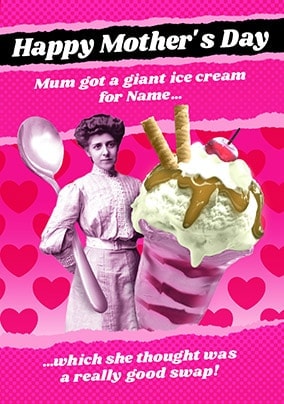 Good Swap Personalised Mother's Day Card