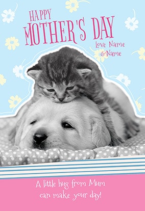 A Little Hug Personalised Mother's Day Card
