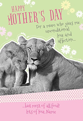 Love & Affection Personalised Mother's Day Cards
