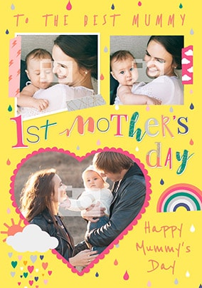 Best Mummy First Mother's Day Photo Card