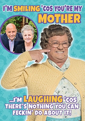 Mrs Brown's Boys Personalised Mother's Day Card