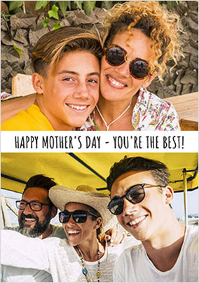 You're the Best Mother's Day Photo Card