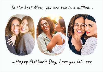 One in a Million Mother's Day Photo Card