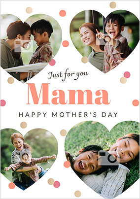 Mama Mother's Day Photo Card