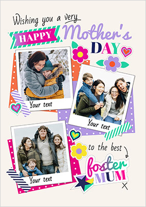 Photo Foster Mother's Day Card