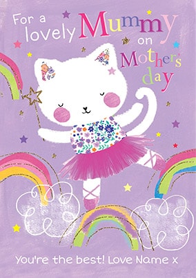 Lovely Mummy - You're The Best Personalised Card