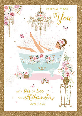 Pamper Session Mother's Day Card