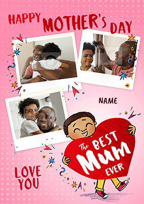 Photo Love You Mother's Day Card