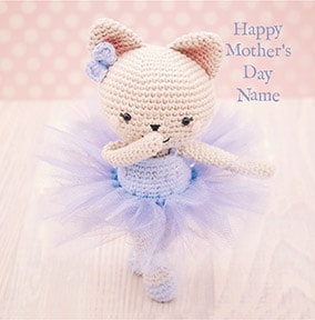 Ballerina Personalised Mother's Day Card