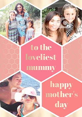 Loveliest Mummy Photo Mother's Day Card