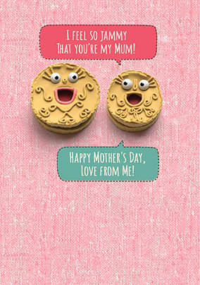 Jammy Mother's Day Card - Shut Your Cake Hole