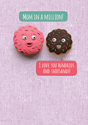 Hundreds & Thousands Mother's Day Card - Shut Your Cake Hole