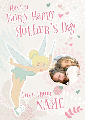 Tinkerbell Photo Mother's Day Card