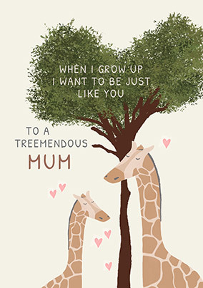 Treemendous Mother's Day Card