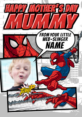 Ultimate Spider-Man Mother's Day Card - Little Web-slinger
