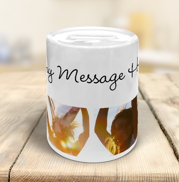 ZDISC 4 Photo White Money Box