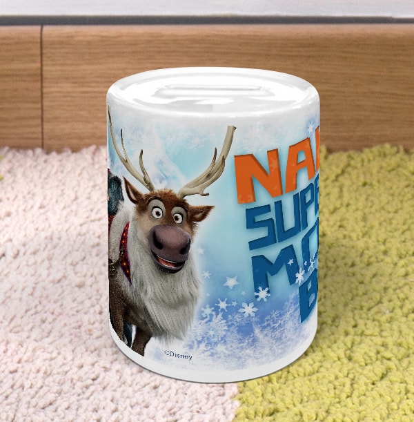ZDISC Disney's Frozen Money Box Personalised Group