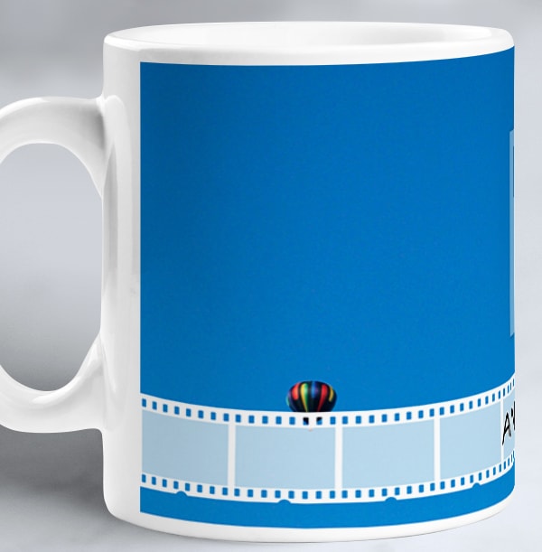White Film Reel Mug