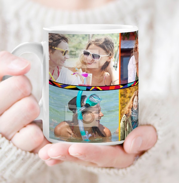 21st Birthday Multi Photo Mug