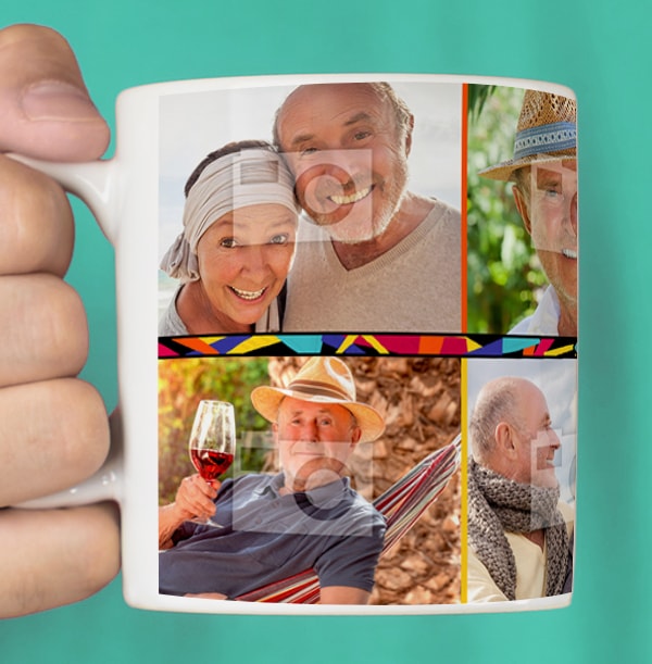 60th Birthday Multi Photo Mug