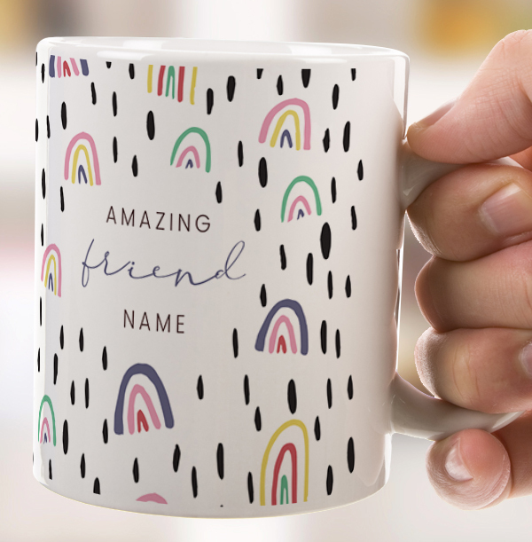 Amazing Friend Personalised Birthday Mug