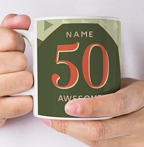 50 Awesome Years Photo Mug