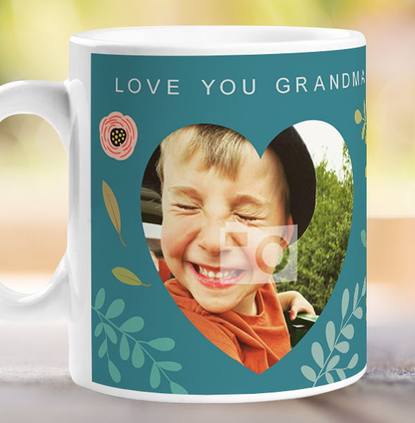 Love You Grandma Photo Birthday Mug