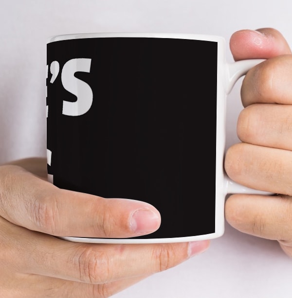 Personalised Name Mug - Black