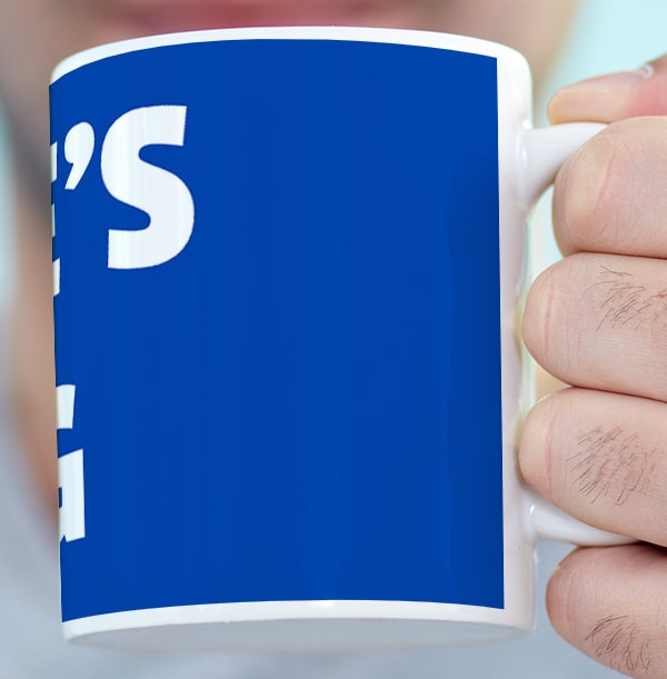 Personalised Name Mug - Blue