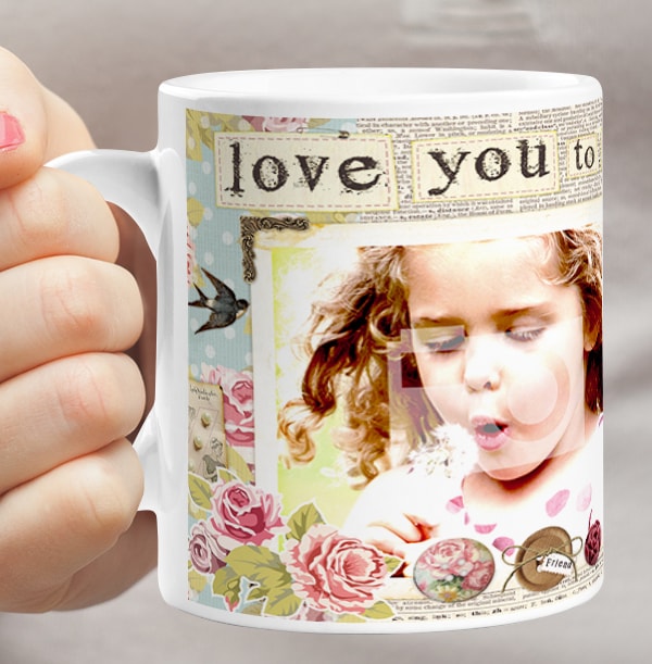 Love You to the Moon Personalised Mug