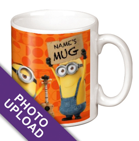 Minions Personalised Mug - Photo Upload Rock 'n' Roll Minions
