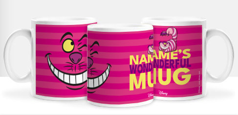 Cheshire Cat Smile Happy Faces Personalised Mug